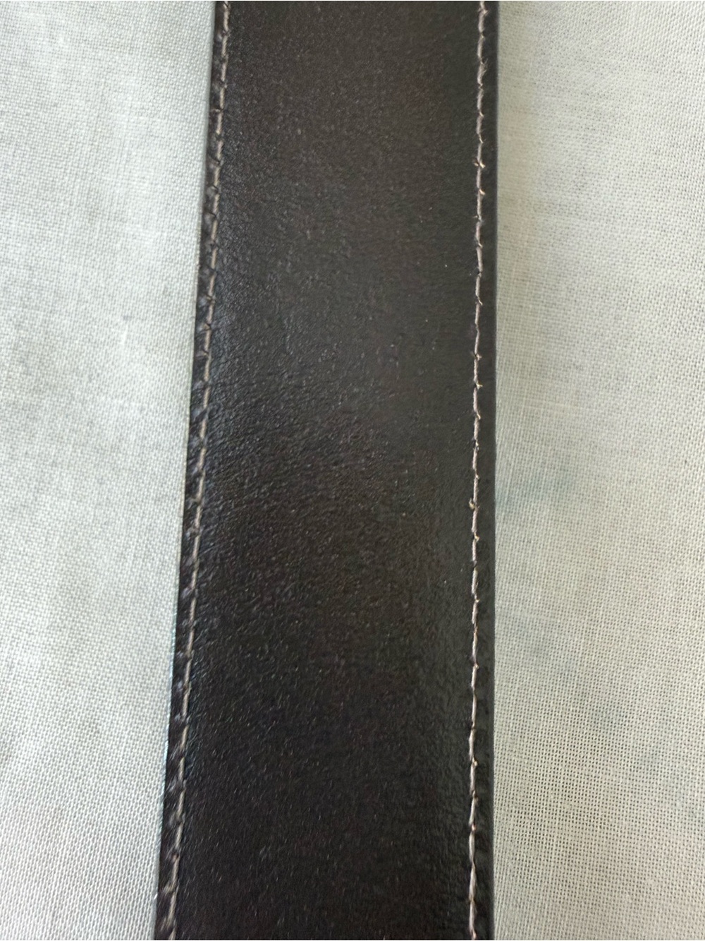 L’Aigle Paris New York Vintage Men’s Brown Leather Dress Belt 38 Fathers Day Gif - Picture 16 of 16